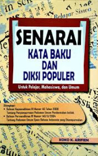 Image of Senarai Kata Baku dan Diksi Populer