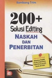 Image of 200+ Solusi Editing Naskah dan Penerbitan