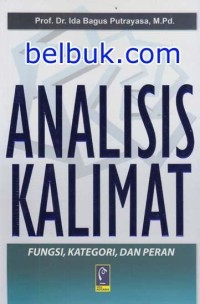 Analisis Kalimat