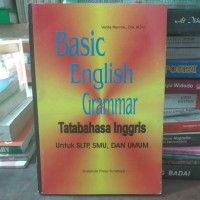 Basic English Grammar Tatabahasa Inggris