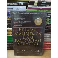 Belajar manajemen Dari konsultasi Strategi