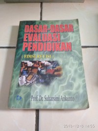 Dasar-Dasar Evaluasi Pendidikan