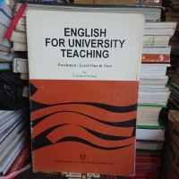 English For University Teaching