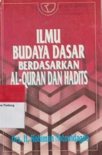 Ilmu Budaya Dasar berdasarkan Al-Qur'an