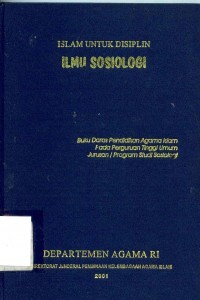 Islam untuk Disiplin Ilmu Sosiologi