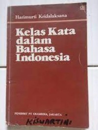 Image of Kelas Kata dalam Bahasa Indonesia