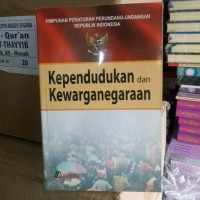 Kependudukan Dan Kewarganegaraan