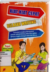 Kiat-Kiat Cepat Belajar Writing