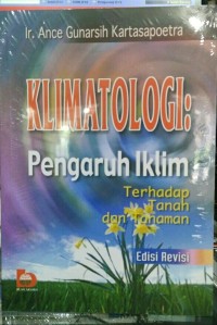 Image of Klimatologi Pengaruh Iklim terhadap Tanah dan Tanaman