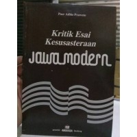 Image of Kritik Esay Kesusasteraan Jawa Modern