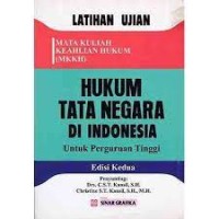 Latihan Ujian Hukum Tata Negara di Indonesia