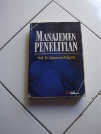 Manajemen Penelitian