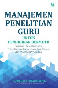 Manajemen Penelitian Guru