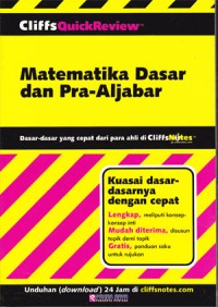 Matematika Dasar Dan Pra-Aljabar