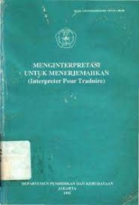 Menginterpretasi untuk Menerjemahkan