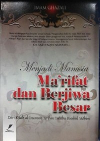 Image of Menjadi Manusia Ma'rifat dan Berjiwa Besar