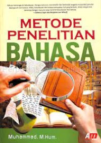 Metode Penelitian Bahasa.