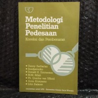 Image of Metodologi Penelitian Pedesaan