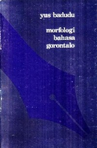 Morfologi Bahasa Gorontalo