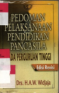 Pedoman Pelaksanaan Pendidikan Pancasila