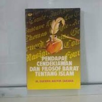 Pendapat Cendekiawan dan Filosof Barat tentang Barat