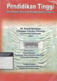 Image of Pendidikan Tinggi Dalam Perspektif Sejarah Dan Perkembangannya Di Indonesia