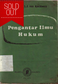 Image of Pengantar Ilmu Hukum