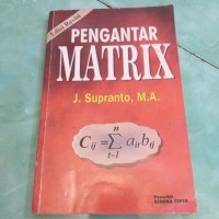 Image of Pengantar Matrik