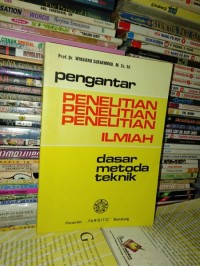 Image of Pengantar Penelitian Ilmiah