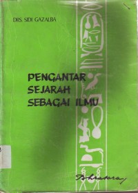 Image of Pengantar Sejarah sebagai Ilmu