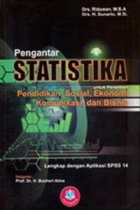 Pengantar Statistika untuk Penelitian