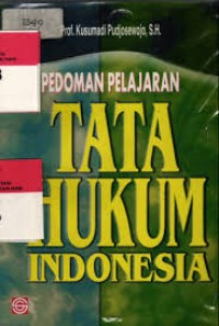 Pengantar Tata Hukum Indonesia