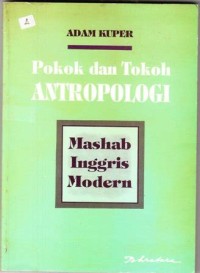 Pokok dan Tokoh Antropologi