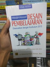 Prinsip -Prinsip Desain Pembelajaran