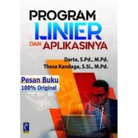 Program Linier dan Aplikasinya