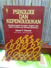 Image of Psikologi Dan Kependudukan