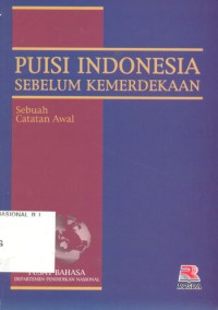 Puisi Indonesia sebelum Kemerdekaan