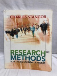 Research Method For The Behavioral Sciences