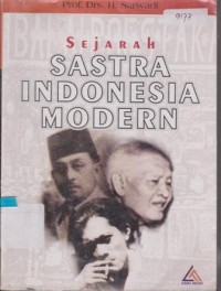Image of Sejarah Sastra Indonesia Modern