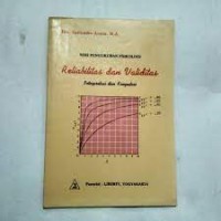 Image of Seri Pengukuran Psikologi Reliabilitas dan Validitas