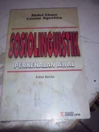 Sosiolinguistik ; perkenalan awal edisi revisi