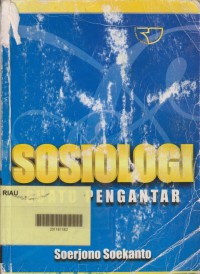 Sosiologi Suatu Pengantar