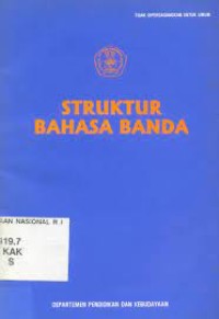 Struktur Bahasa Banda