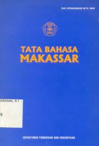 Tata Bahasa Makassar