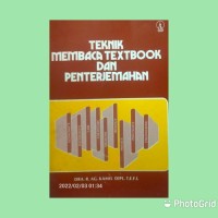 Image of Teknik Membaca Textbook Dan Penterjemah