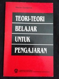 Image of Teori-Teori Belajar Untuk Pengajaran