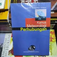 Image of Kamus Meteorologi Perhubungan