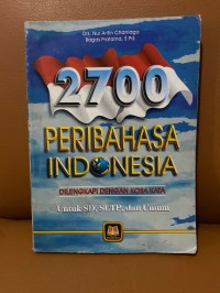 Image of 2700 Peribahasa Indonesia