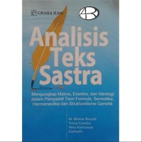 Image of Analisis Teks Sastra