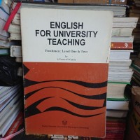Image of English For University Teaching